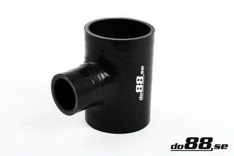 Silicone Hose Black T 2,5'' + 1,5'' (63+38mm)-ST63-38-NordicSpeed