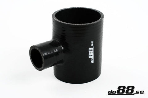 Silicone Hose Black T 3'' + 1,5'' (76+38mm)-ST76-38-NordicSpeed