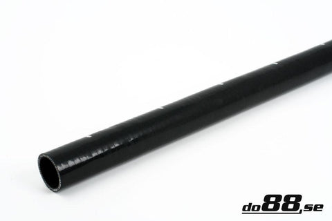 Silicone Hose Black straight length 1'' (25mm)-SL25-NordicSpeed