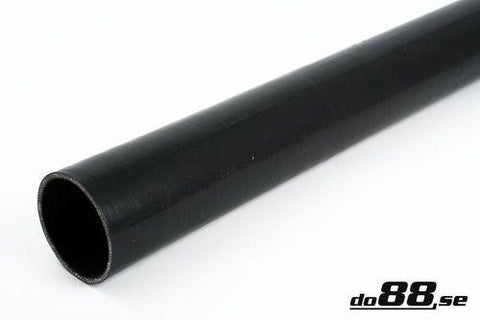 Silicone Hose Black straight length 3,125'' (80mm)-SL80-NordicSpeed