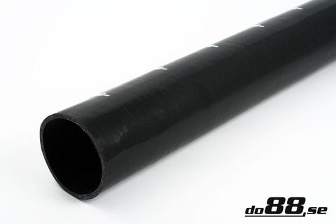 Silicone Hose Black straight length 4,5'' (114mm)-SL114-NordicSpeed