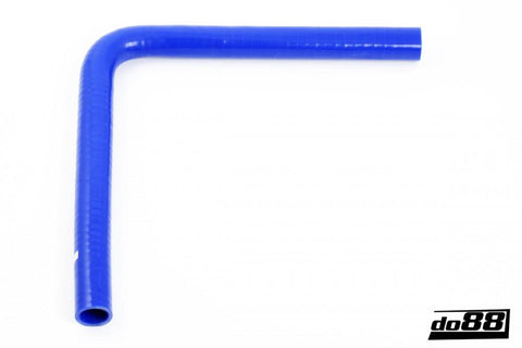 Silicone Hose Blue 90 degree long leg 0,875'' (22mm)-BLB90G22-NordicSpeed