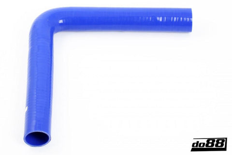 Silicone Hose Blue 90 degree long leg 2,25'' (57mm)-BLB90G57-NordicSpeed