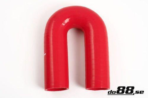 Silicone Hose Red 180 degree 1,375'' (35mm)-RB180G35-NordicSpeed