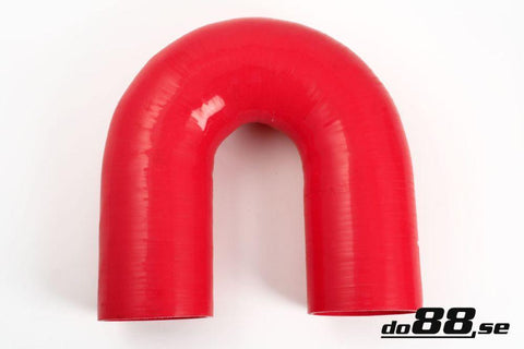 Silicone Hose Red 180 degree 4'' (102mm)-RB180G102-NordicSpeed