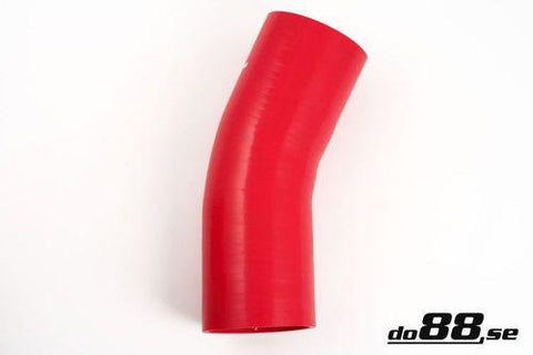 Silicone Hose Red 25 degree 3,5'' (89mm)-RB25G89-NordicSpeed