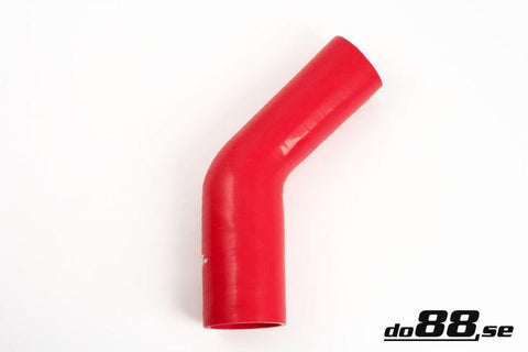 Silicone Hose Red 45 degree 2 - 2,25'' (51 - 57mm)-RBR45G51-57-NordicSpeed