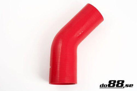 Silicone Hose Red 45 degree 2,5 - 2,75'' (63 - 70mm)-RBR45G63-70-NordicSpeed