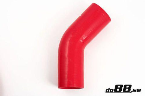 Silicone Hose Red 45 degree 2,5'' (63mm)-RB45G63-NordicSpeed