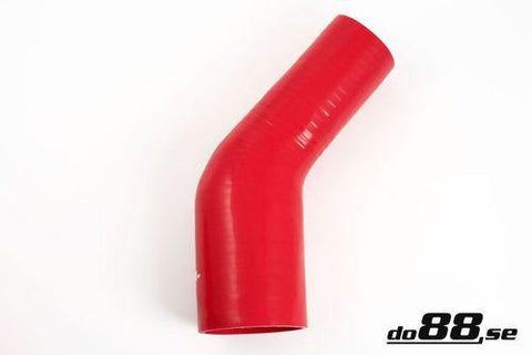 Silicone Hose Red 45 degree 3 - 4'' (76 - 102mm)-RBR45G76-102-NordicSpeed
