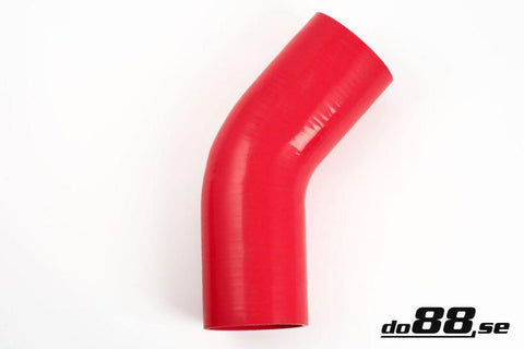 Silicone Hose Red 45 degree 4'' (102mm)-RB45G102-NordicSpeed