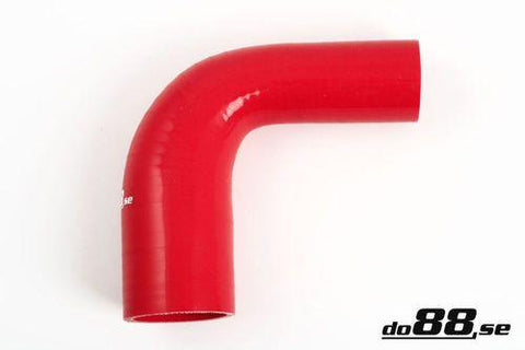 Silicone Hose Red 90 degree 1,375 - 2'' (35 - 51mm)-RBR90G35-51-NordicSpeed