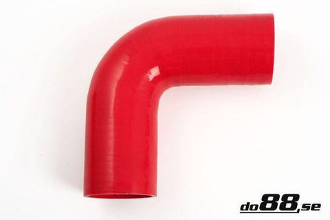 Silicone Hose Red 90 degree 3'' (76mm)-RB90G76-NordicSpeed