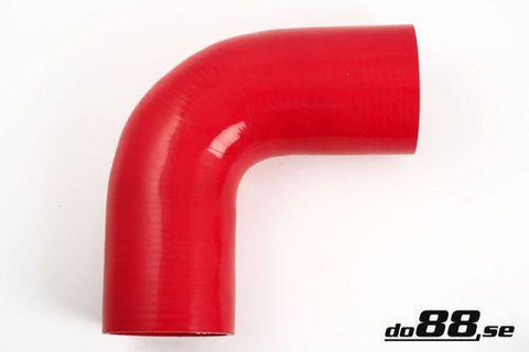 Silicone Hose Red 90 degree 4'' (102mm)-RB90G102-NordicSpeed