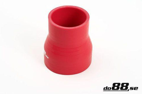 Silicone Hose Red Reducer 2,375 - 2,5'' (60-63mm)-RR60-63-NordicSpeed