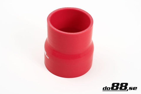 Silicone Hose Red Reducer 3 - 3,125'' (76-80mm)-RR76-80-NordicSpeed