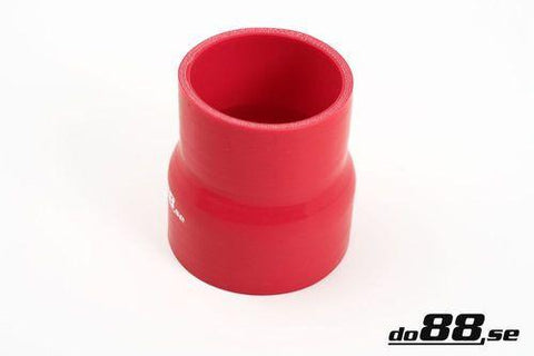 Silicone Hose Red Reducer 3 - 3,5'' (76-89mm)-RR76-89-NordicSpeed