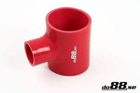 Silicone Hose Red T 3'' + 1'' (76mm+25mm)-RT76-NordicSpeed