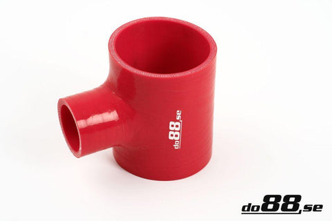 Silicone Hose Red T 3'' + 2'' (76+51mm)-RT76-51-NordicSpeed