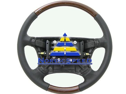 Steering Wheel Leather & Wood OEM SAAB-4717161-NordicSpeed