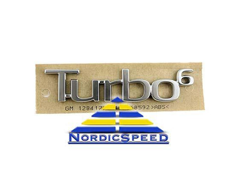 Turbo6 Emblem OEM SAAB-12841794-NordicSpeed