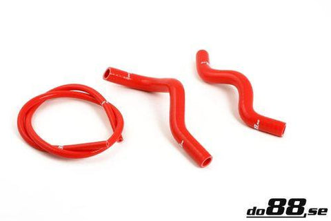 Volvo 240 Coolant hoses complement Red-NordicSpeed
