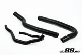 Volvo 740/940 (with T5 engine) Coolant hoses Black-NordicSpeed