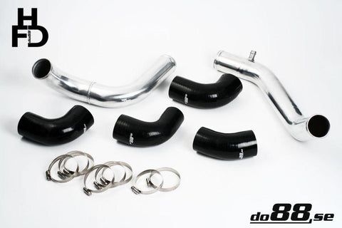 Volvo 7/940 Turbo Center Connection pipe kit ,black hoses ,3'' throttle body-TR-940-S-76-NordicSpeed