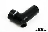 Volvo 850/S70/V70 IC outlet hose with 25mm BOV connection Black-NordicSpeed