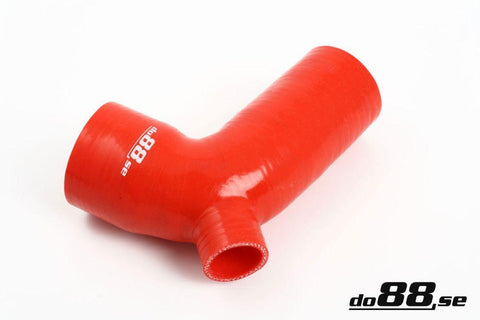 Volvo 850/S70/V70 IC outlet hose with 25mm BOV connection Red-NordicSpeed