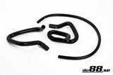 Volvo 940 92-98 Coolant hoses complement Black-NordicSpeed