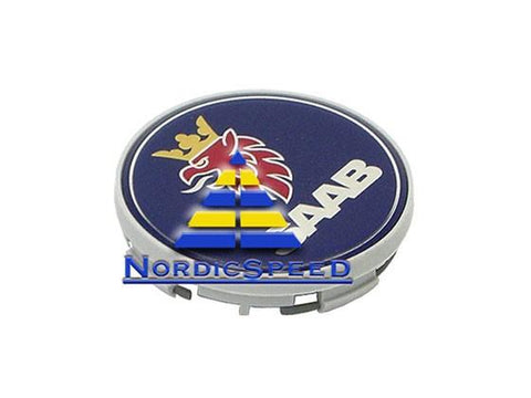 Wheel Center Cap Grey Edge OEM SAAB-12775052-NordicSpeed