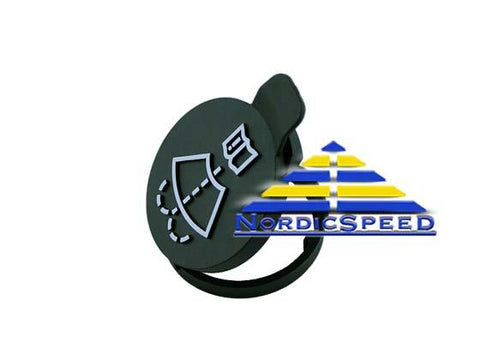 Windshield Washer Reservoir Cap Black OEM SAAB-13227300-NordicSpeed