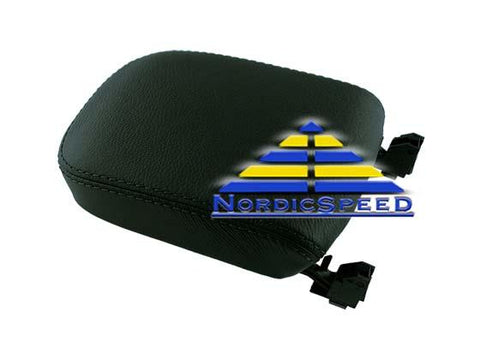 Center Console Arm Rest Black Leather Adjustable OEM SAAB-12773384-NordicSpeed