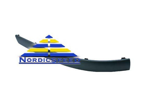 Decor Strip RH Passenger Side Front Bumper OEM SAAB-5142922-NordicSpeed
