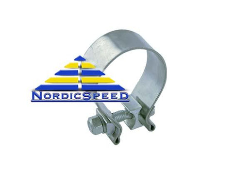 Stainless Steel Wide Band Seal Exhaust Clamp 2-1/2"