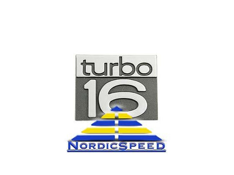 turbo16 Emblem 9000 Rear OEM SAAB-6943583-NordicSpeed